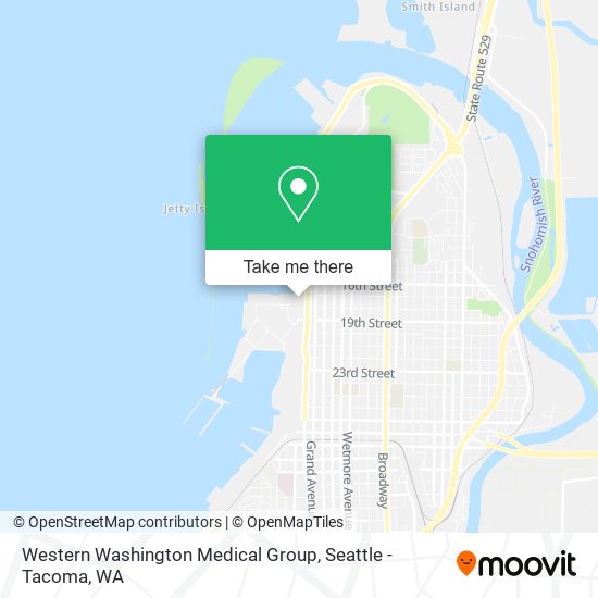 Western Washington Medical Group map