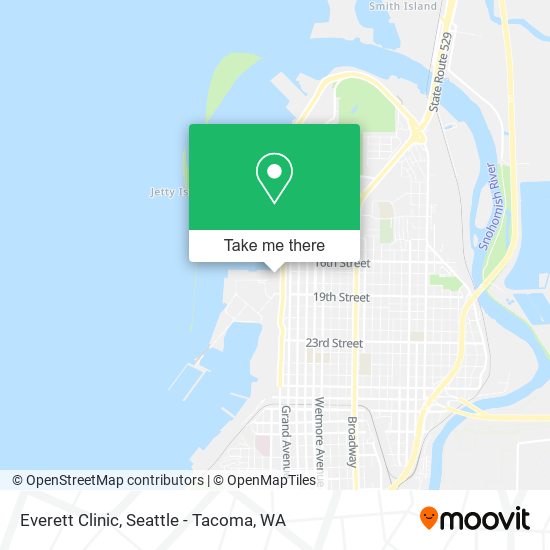 Everett Clinic map