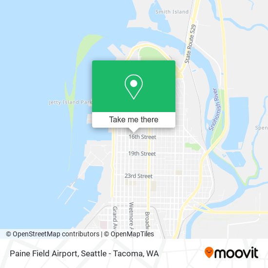 Mapa de Paine Field Airport