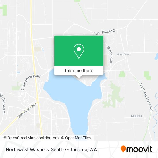 Northwest Washers map