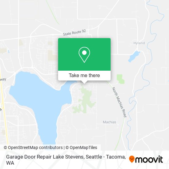 Garage Door Repair Lake Stevens map