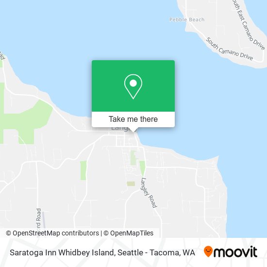 Mapa de Saratoga Inn Whidbey Island