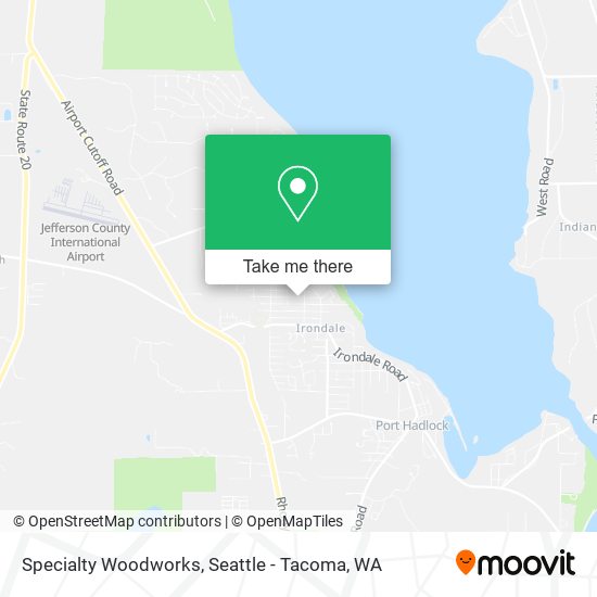 Specialty Woodworks map