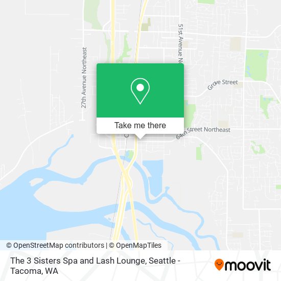 The 3 Sisters Spa and Lash Lounge map