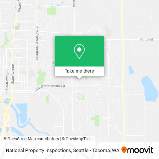 National Property Inspections map