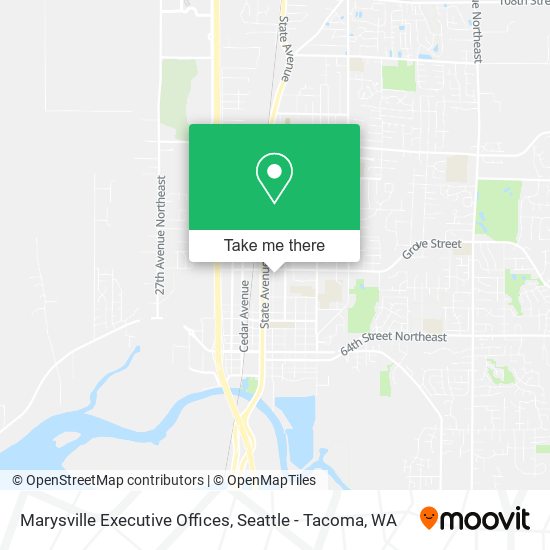 Marysville Executive Offices map