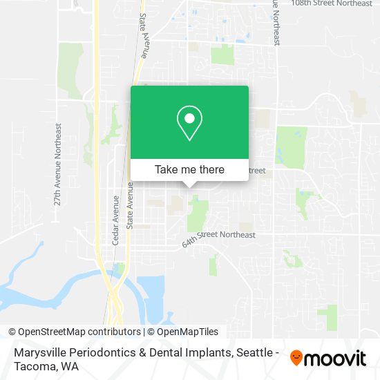 Mapa de Marysville Periodontics & Dental Implants