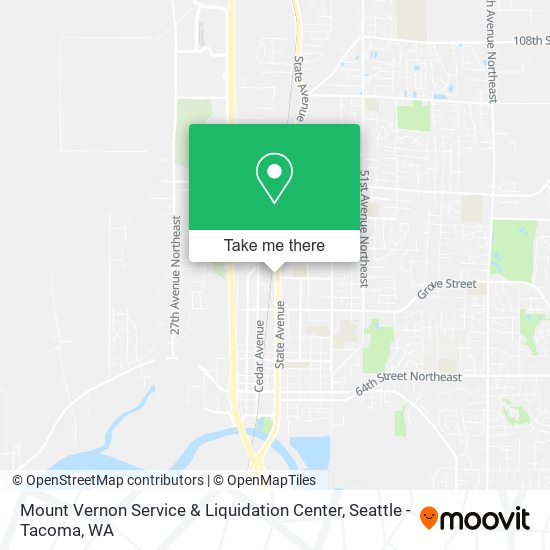 Mount Vernon Service & Liquidation Center map