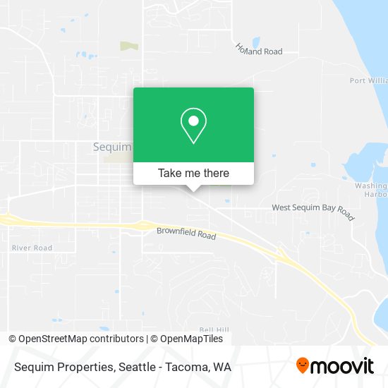 Mapa de Sequim Properties