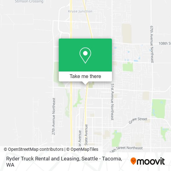 Mapa de Ryder Truck Rental and Leasing