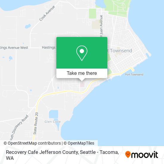 Recovery Cafe Jefferson County map