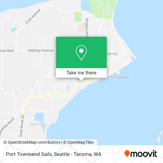 Mapa de Port Townsend Sails