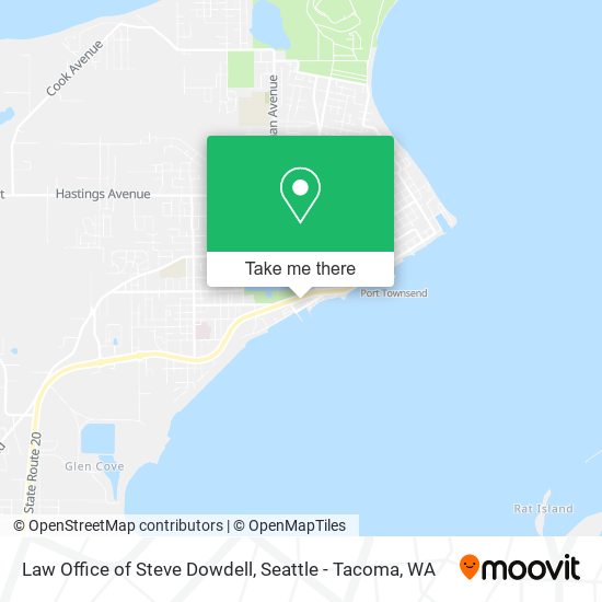 Mapa de Law Office of Steve Dowdell