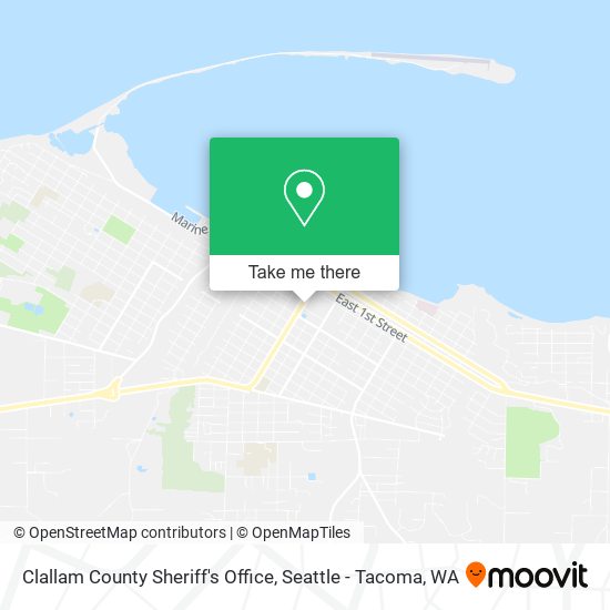 Mapa de Clallam County Sheriff's Office