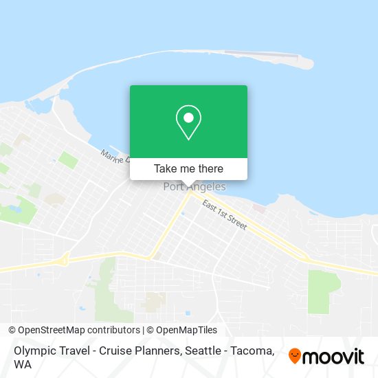 Olympic Travel - Cruise Planners map