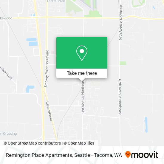 Remington Place Apartments map