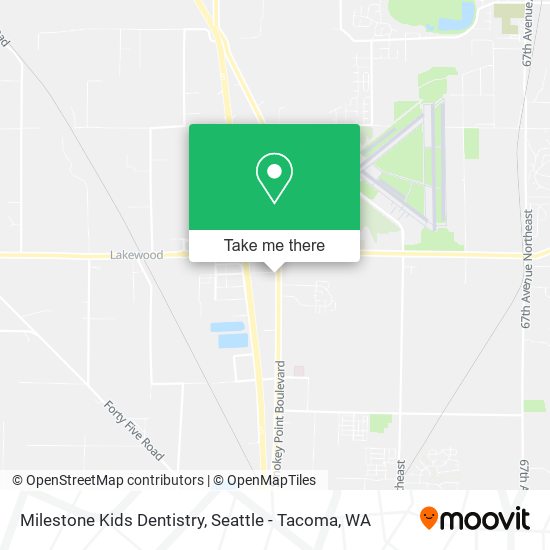 Milestone Kids Dentistry map