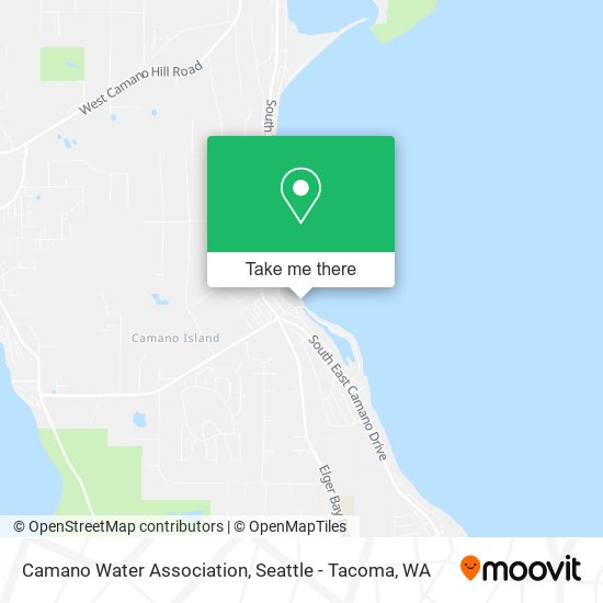 Camano Water Association map