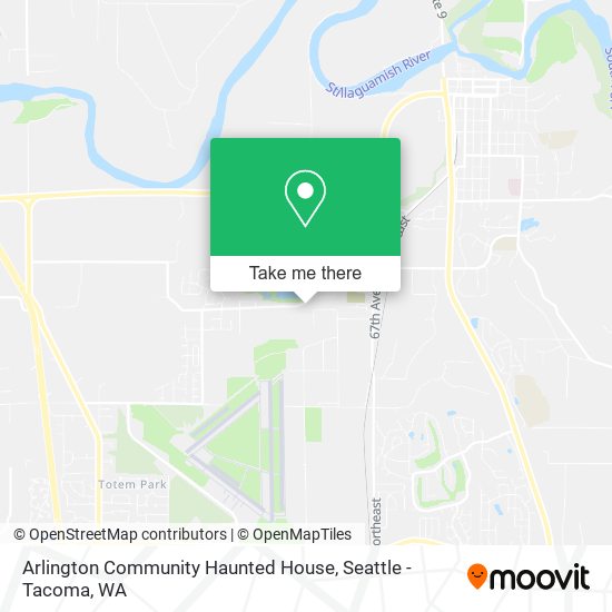 Arlington Community Haunted House map