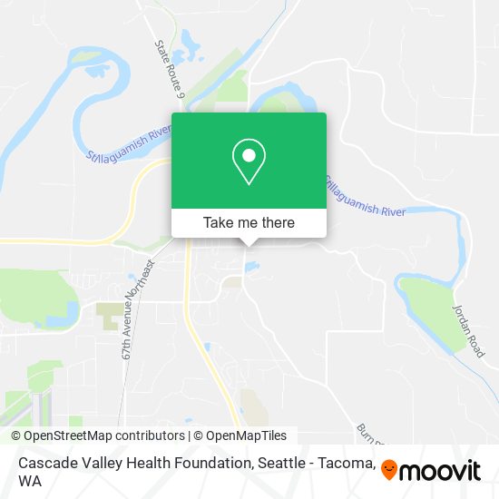 Cascade Valley Health Foundation map