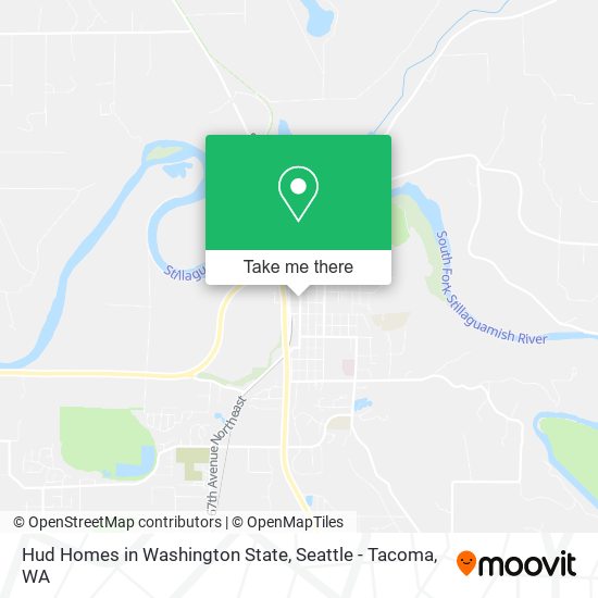 Hud Homes in Washington State map