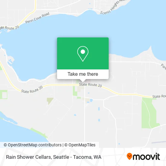 Mapa de Rain Shower Cellars