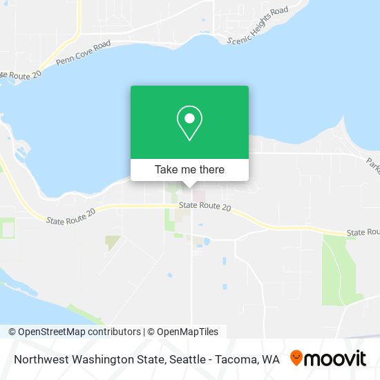 Northwest Washington State map