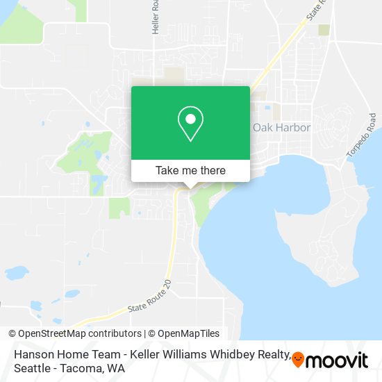 Mapa de Hanson Home Team - Keller Williams Whidbey Realty