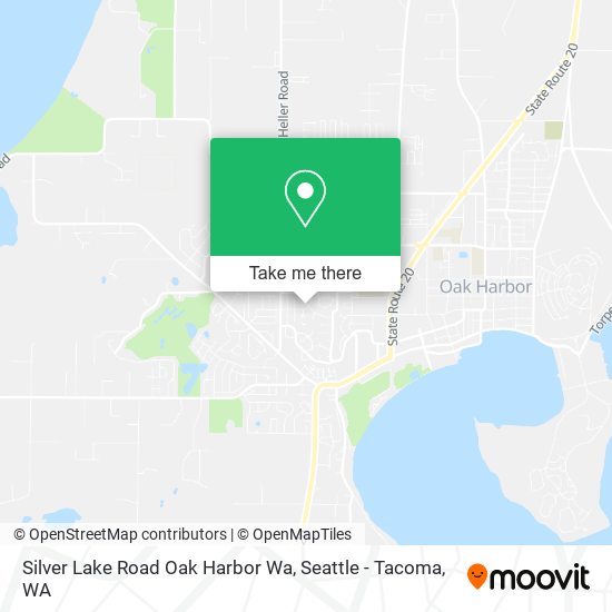 Mapa de Silver Lake Road Oak Harbor Wa