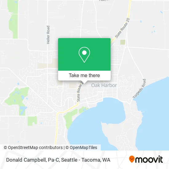 Mapa de Donald Campbell, Pa-C