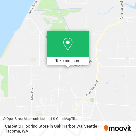 Mapa de Carpet & Flooring Store in Oak Harbor Wa