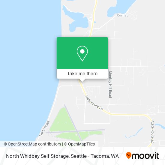 North Whidbey Self Storage map