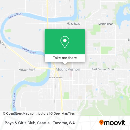 Boys & Girls Club map