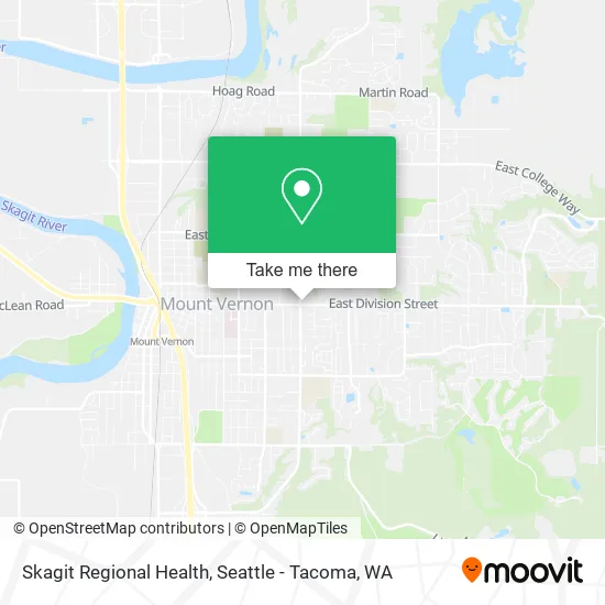 Mapa de Skagit Regional Health