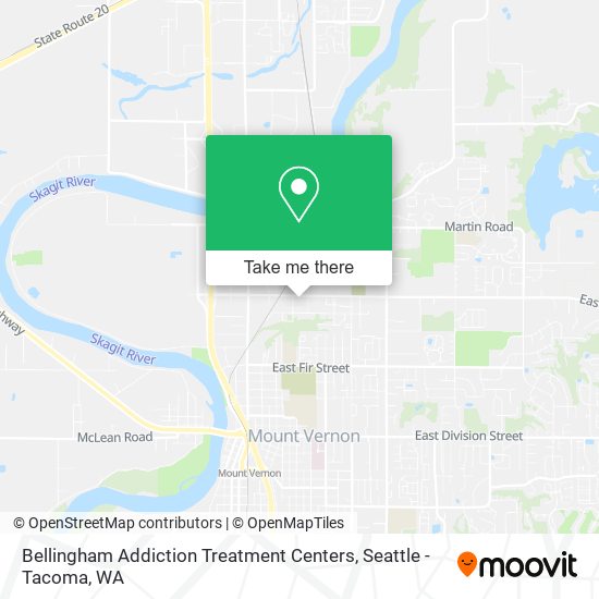 Mapa de Bellingham Addiction Treatment Centers