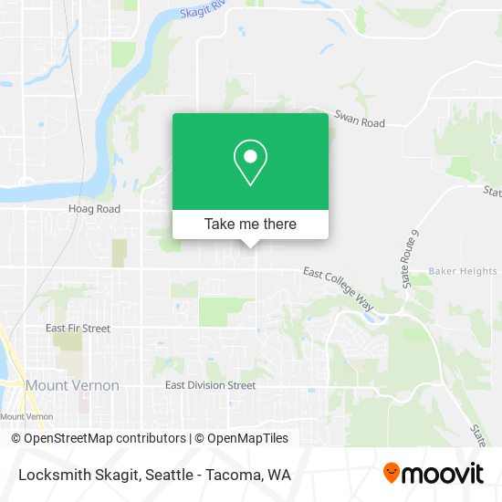 Mapa de Locksmith Skagit