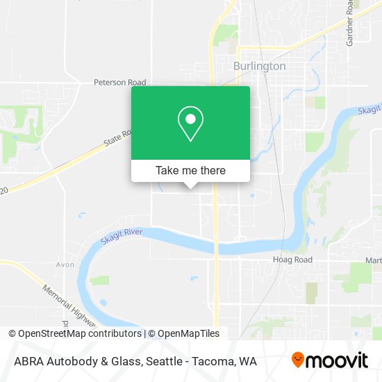 Mapa de ABRA Autobody & Glass