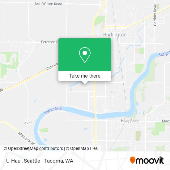 U-Haul map