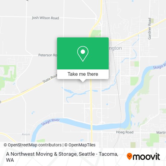 Mapa de A Northwest Moving & Storage