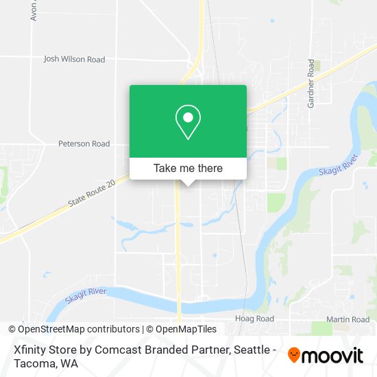 Mapa de Xfinity Store by Comcast Branded Partner