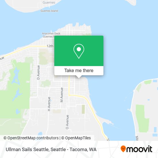 Ullman Sails Seattle map