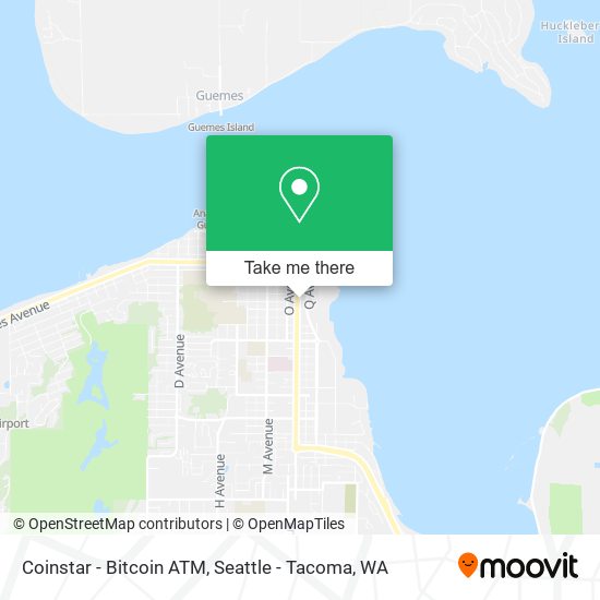 Mapa de Coinstar - Bitcoin ATM