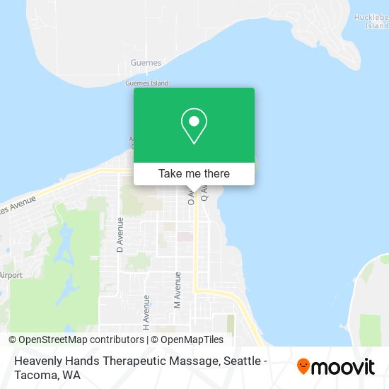 Heavenly Hands Therapeutic Massage map
