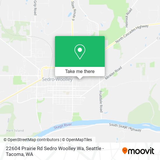 Mapa de 22604 Prairie Rd Sedro Woolley Wa