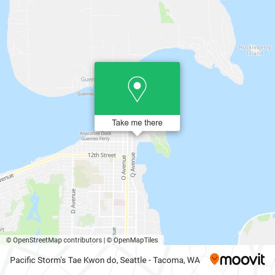 Pacific Storm's Tae Kwon do map