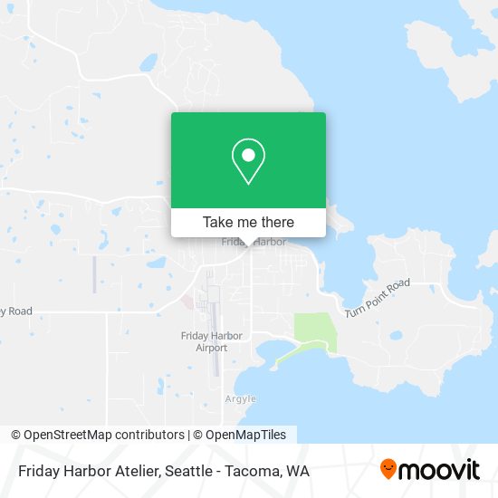 Mapa de Friday Harbor Atelier