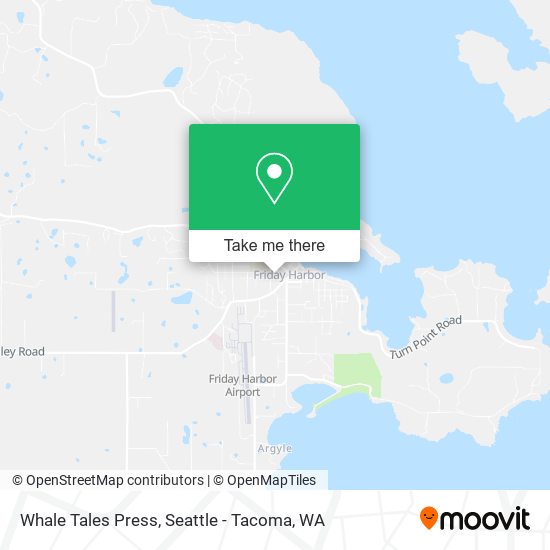 Whale Tales Press map