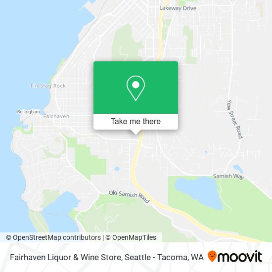 Mapa de Fairhaven Liquor & Wine Store