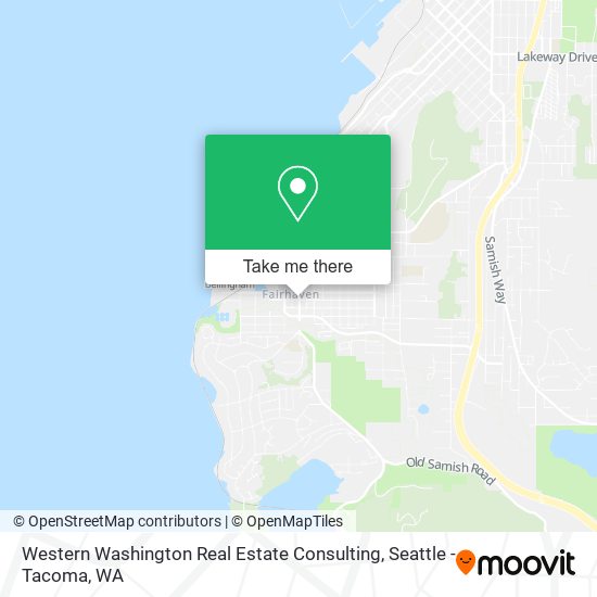 Western Washington Real Estate Consulting map