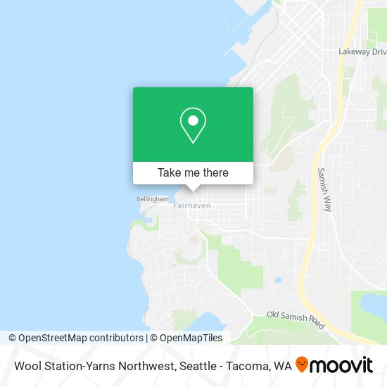 Wool Station-Yarns Northwest map
